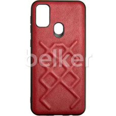 Чехол-силикон Jesco Leather Case Samsung M307 M30s /M215 M21, Red