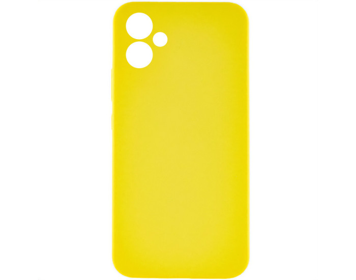 Чехол-силикон Lakshmi Full Camera Samsung A055 Galaxy A05 (Желтый / Flash)