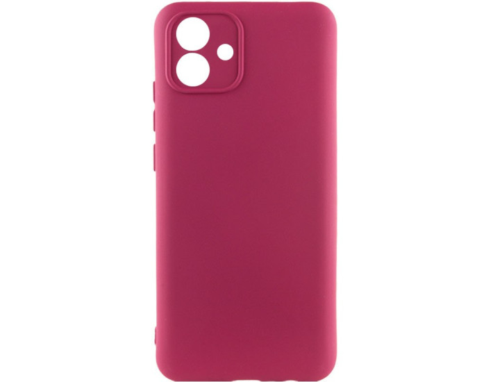 Чехол-силикон Lakshmi Full Camera Samsung A055 Galaxy A05 (Бордовый / Marsala)