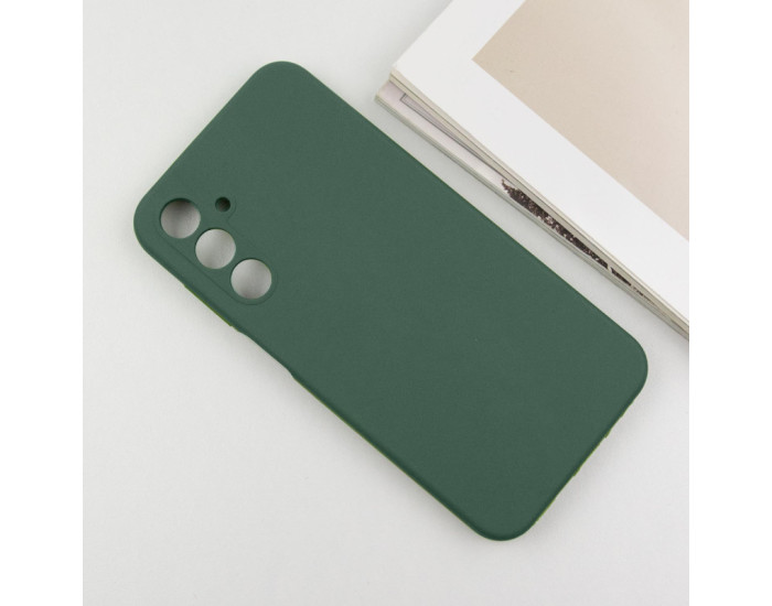 Чехол-силикон Lakshmi Full Camera Samsung A35 (Зеленый / Cyprus Green)