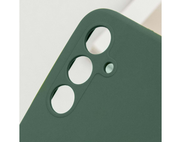 Чехол-силикон Lakshmi Full Camera Samsung A35 (Зеленый / Cyprus Green)