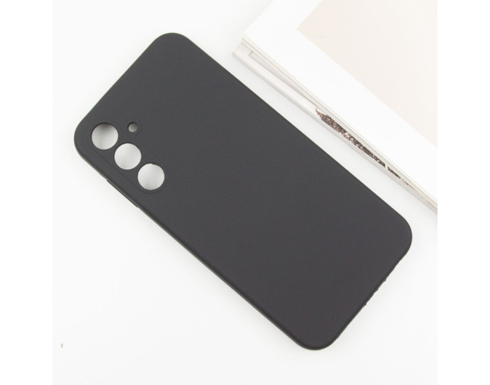 Чехол-силикон Lakshmi Full Camera Samsung A35 (Черный / Black)