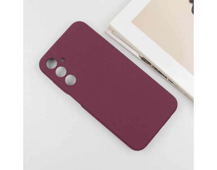 Чехол-силикон Lakshmi Full Camera Samsung A36 5G /A56 5G (Бордовый / Marsala)