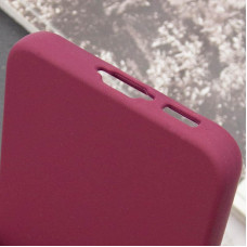 Чехол-силикон Lakshmi Full Camera Samsung A36 5G /A56 5G (Бордовый / Marsala)