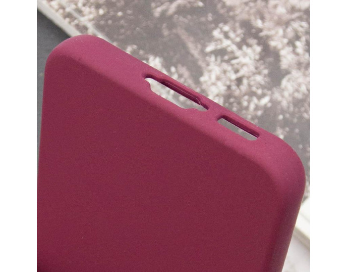 Чехол-силикон Lakshmi Full Camera Samsung A36 5G /A56 5G (Бордовый / Marsala)