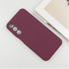 Чехол-силикон Lakshmi Full Camera Samsung A56 5G (Бордовый / Marsala)