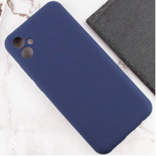 Чехол-силикон Lakshmi Full Camera Samsung A04e (Синий / Midnight Blue)