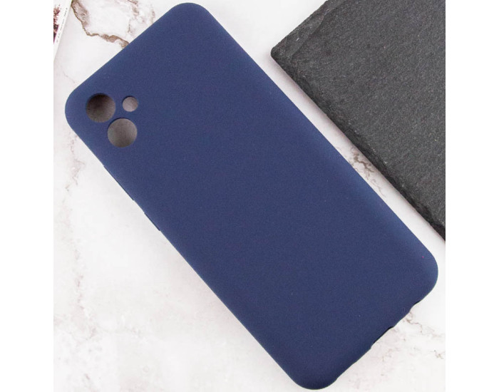 Чохол-силікон Lakshmi Full Camera Samsung A04e (Синій / Midnight Blue)