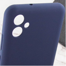 Чехол-силикон Lakshmi Full Camera Samsung A04e (Синий / Midnight Blue)