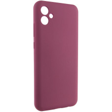 Чехол-силикон Lakshmi Full Camera Samsung A04e (Бордовый / Marsala)