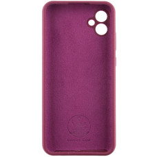 Чехол-силикон Lakshmi Full Camera Samsung A04e (Бордовый / Marsala)