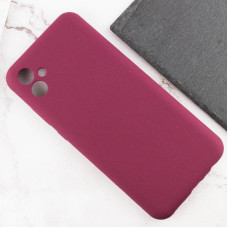 Чехол-силикон Lakshmi Full Camera Samsung A04e (Бордовый / Marsala)