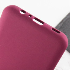 Чехол-силикон Lakshmi Full Camera Samsung A04e (Бордовый / Marsala)