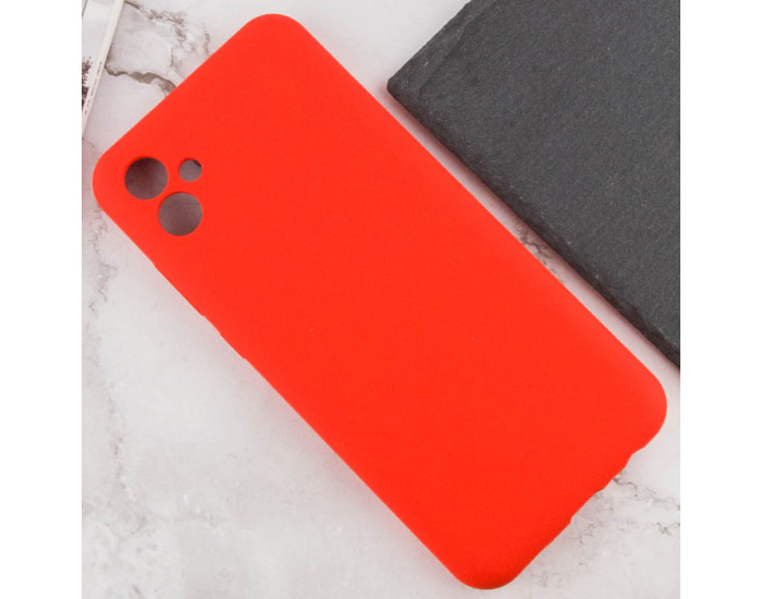 Чехол-силикон Lakshmi Full Camera Samsung A04e (Красный / Red)
