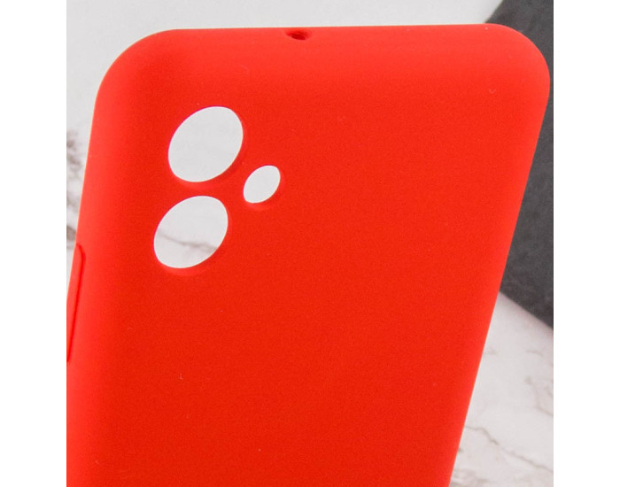 Чехол-силикон Lakshmi Full Camera Samsung A04e (Красный / Red)