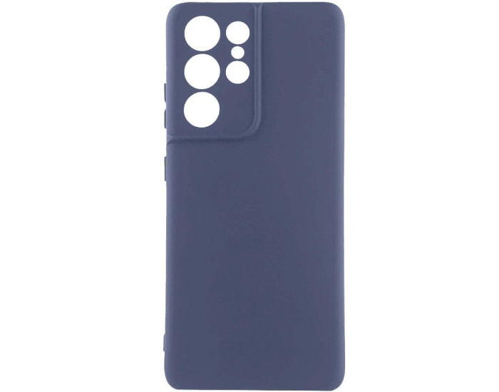 Чохол-силікон Lakshmi Full Camera Samsung S21 Ultra (Синій / Midnight Blue)