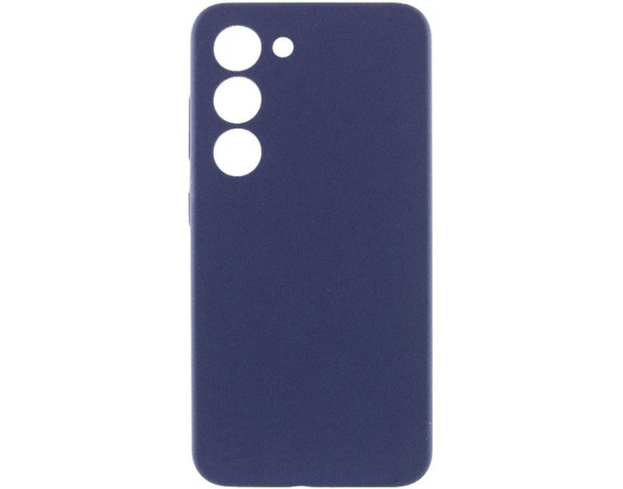 Чехол-силикон Lakshmi Full Camera Samsung S22, темно-синий