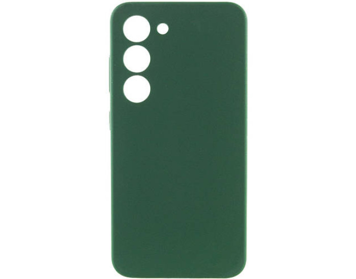 Чехол-силикон Lakshmi Full Camera Samsung S22, нейлоновый зеленый