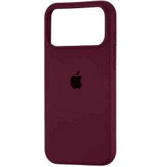 Чехол-силикон оригинал Full Soft Matte with MagSafe iPhone 17 Pro Max, Plum