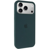 Чохол-силікон оригінал Full Soft Matte with MagSafe iPhone 17 Pro Max, Темно-Зелений