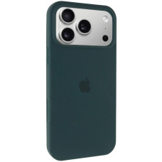 Чохол-силікон оригінал Full Soft Matte with MagSafe iPhone 17 Pro Max, Темно-Зелений