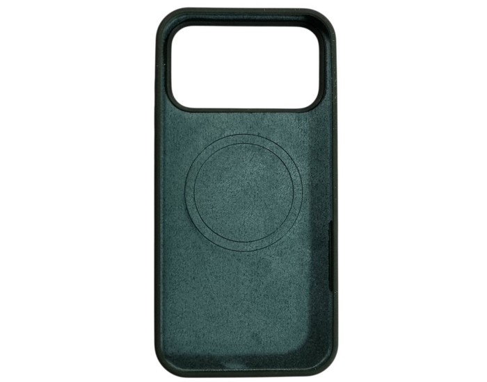 Чохол-силікон оригінал Full Soft Matte with MagSafe iPhone 17 Pro Max, Темно-Зелений