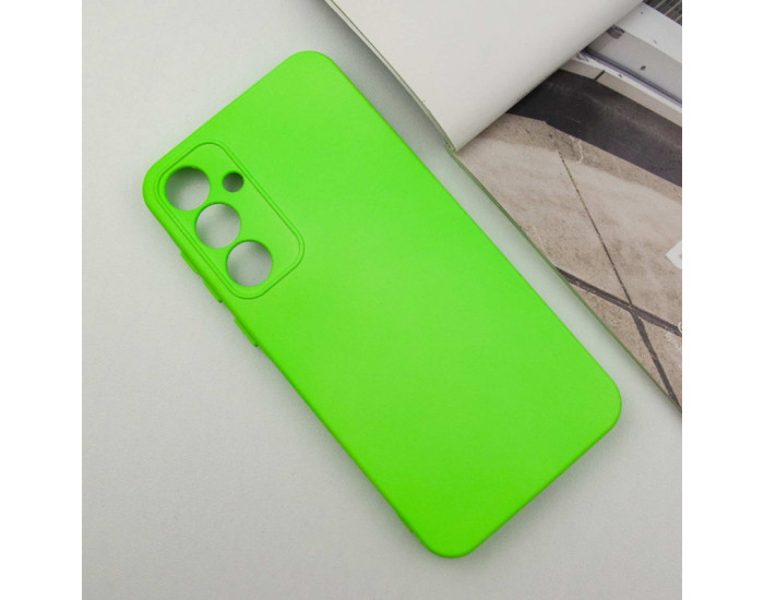 Чехол-силикон Lakshmi Full Camera Samsung M34 5G (Салатовый / Neon Green)