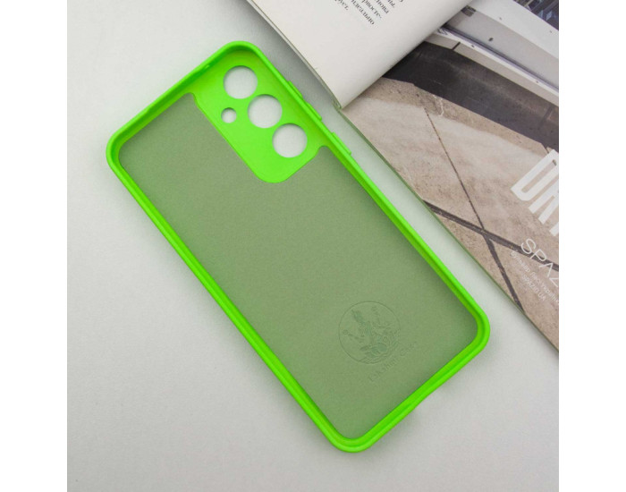 Чехол-силикон Lakshmi Full Camera Samsung M34 5G (Салатовый / Neon Green)