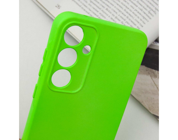 Чехол-силикон Lakshmi Full Camera Samsung M34 5G (Салатовый / Neon Green)