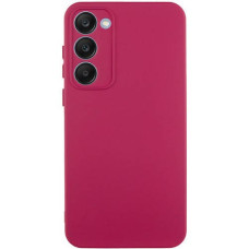 Чехол-силикон Lakshmi Full Camera Samsung S23 Plus (Бордовый / Marsala)