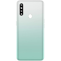 Задняя крышка для Oppo A31 2020, со стеклом камеры, оригинал, Fantasy White