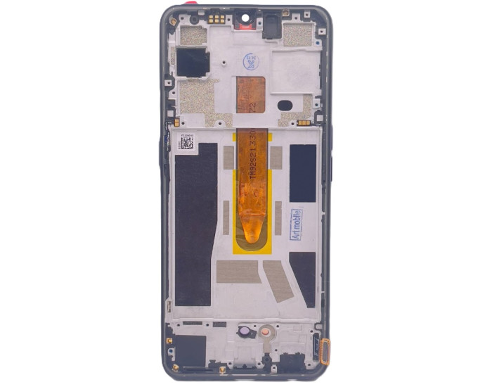 Дисплей з сенсорним екраном (модуль) Oppo Reno 3 /Reno 3 5G /A73 2020 4G /A91 /F15 /K7 5G, чорний з широкою рамкою, OLED