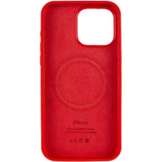 Чехол-силикон оригинал Full Soft Matte with MagSafe iPhone 15, красный
