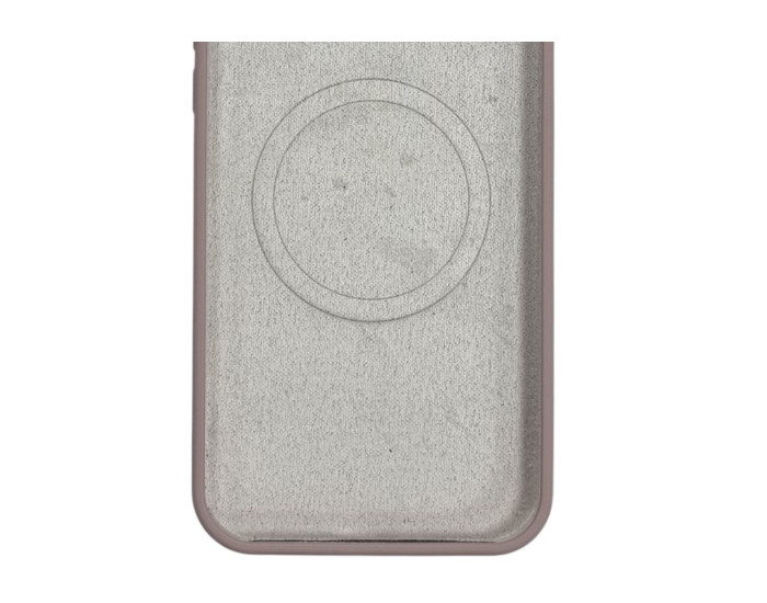 Чохол-силікон оригінал Full Soft Matte with MagSafe iPhone 15 Pro Max, Пастельно-рожевий