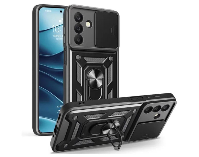 Чехол-силикон Противоударный Antishock Samsung A27, черный