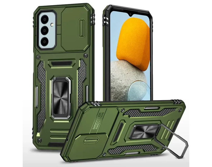 Чохол-Ударостійкий Camshield Army Ring Samsung A27, Olive