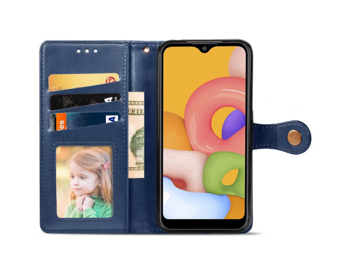 Чохол-книга шкіряний GETMAN Gallant Samsung A27, Blue