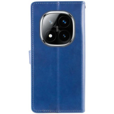 Чехол-книга Кожаный GETMAN Gallant Xiaomi Redmi Note 15 Pro 5G, синий