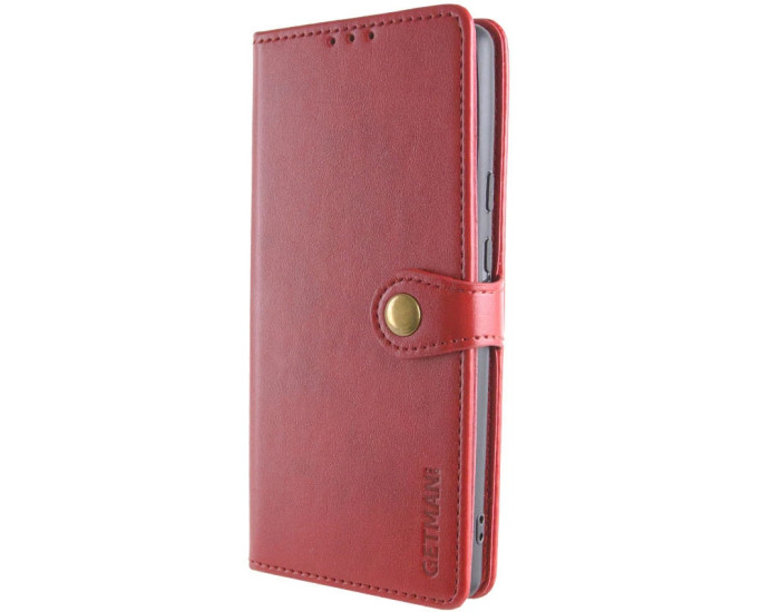 Чохол-книга шкіряний GETMAN Gallant Xiaomi Redmi Note 15 Pro 5G, червоний