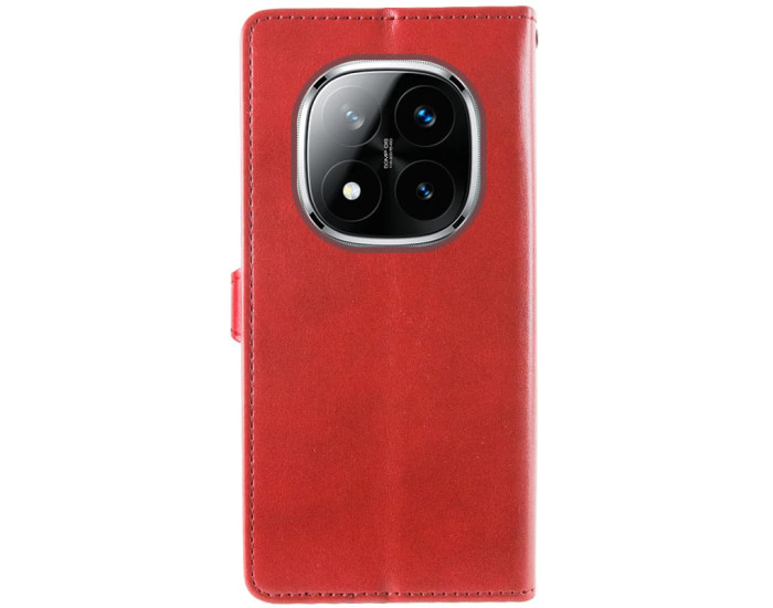 Чохол-книга шкіряний GETMAN Gallant Xiaomi Redmi Note 15 Pro 5G, червоний