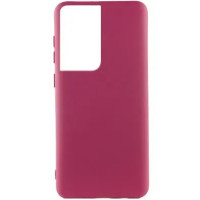 Чехол-силикон Lakshmi Samsung S23 Ultra S918 (Бордовый / Marsala)