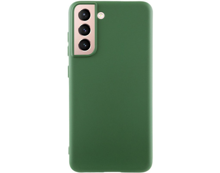Чехол-силикон Lakshmi Samsung S21 (Зеленый / Dark Green)