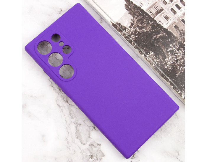 Чехол-силикон Lakshmi Full Camera Samsung S928B S24 Ultra, фиолетовый