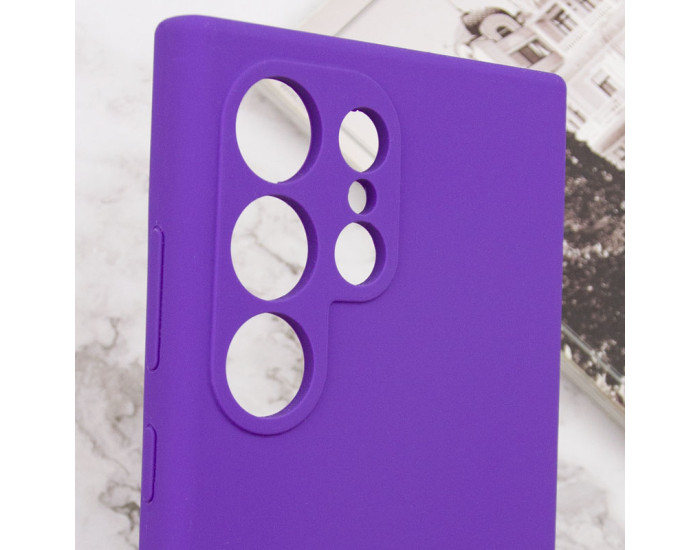 Чехол-силикон Lakshmi Full Camera Samsung S928B S24 Ultra, фиолетовый