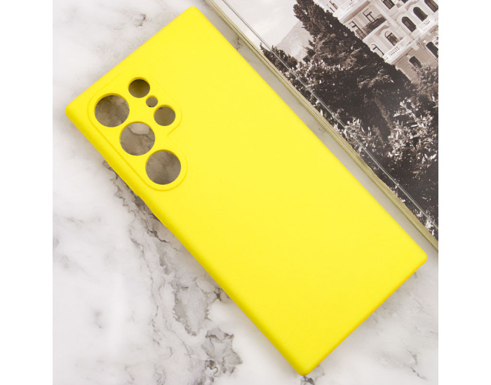 Чехол-силикон Lakshmi Full Camera Samsung S928B S24 Ultra, Yellow