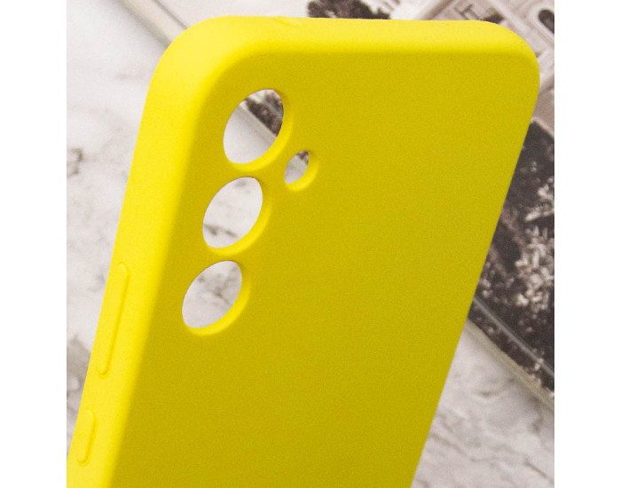 Чехол-силикон Lakshmi Full Camera Samsung S921B S24 (Желтый / Yellow)