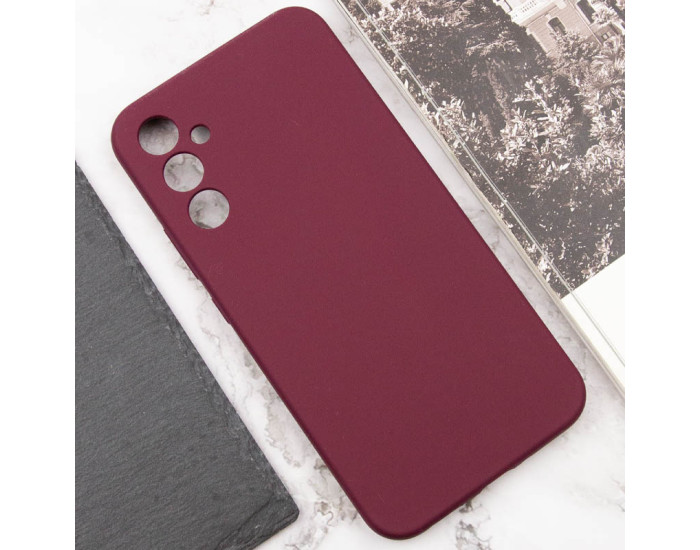 Чехол-силикон Lakshmi Full Camera Samsung S921B S24 (Бордовый / Plum)