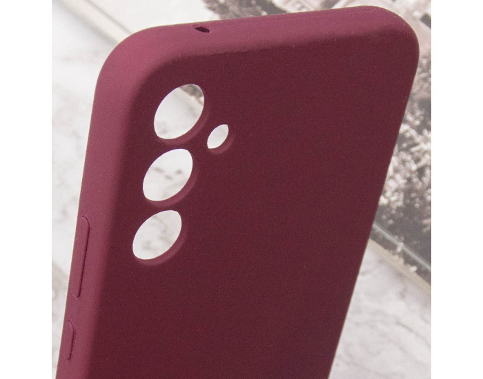Чехол-силикон Lakshmi Full Camera Samsung S921B S24 (Бордовый / Plum)