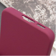 Чехол-силикон Lakshmi Full Camera Samsung S921B S24 (Бордовый / Plum)