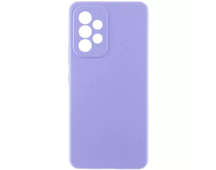 Чехол-силикон Lakshmi Full Camera Samsung A73 5G (Сиреневій/Lilac)